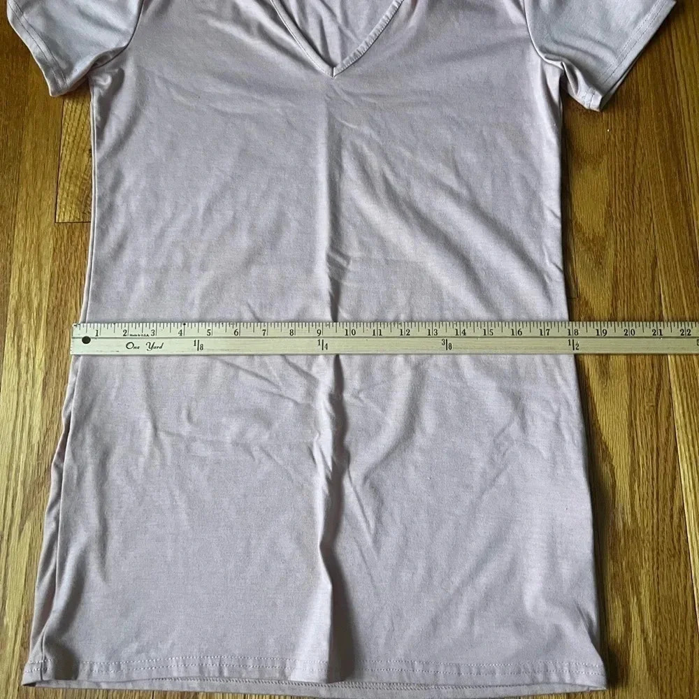 Light pink T-shirt dress - Picture 2 of 3